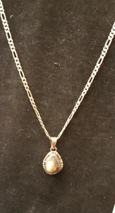 Vintage Sterling Silver Pendant,  20" Chain - Picture 1 of 10
