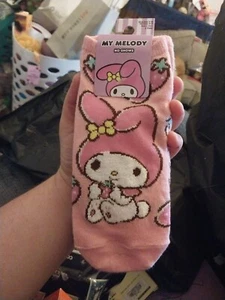 My Melody Socks No Show Sanrio Hello Kitty 3 Pair - Picture 1 of 4