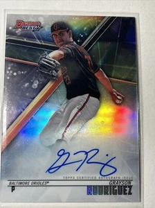 Grayson Rodriguez Auto 2018 Bowman’s Best Refractor # B18-GR - Bild 1 von 11