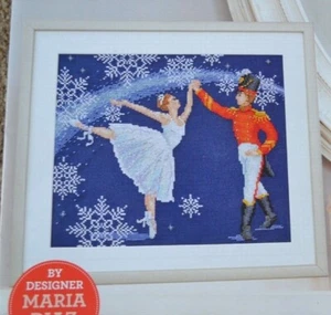Cross Stitch Chart Only - Christmas Sampler Magical Ballerina Nutcracker Scene - Picture 1 of 1