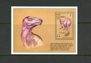 Hoja dinosaurios P741 Gambia 1992 MNH - Imagen 1 de 1