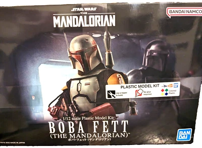 Figura de acción Bandai Star Wars: The Mandalorian Boba Fett - Multicolor Foto 1 de 4