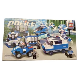 BricTek Building Blocks Police Station and Cars-Pieces Never Opened-NEW - Picture 1 of 7