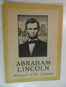 ABRAHAM LINCOLN MABEL MASON CARLTON JOHN HANCOCK LIFE BOOKLET #80 1923 FIRST ED - Picture 1 of 4