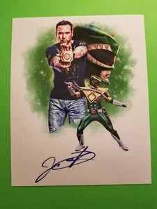 Green Power Ranger Signed 8x10 Photo RP - Free ShipN! Tommy - Jason David Frank - Picture 1 of 1