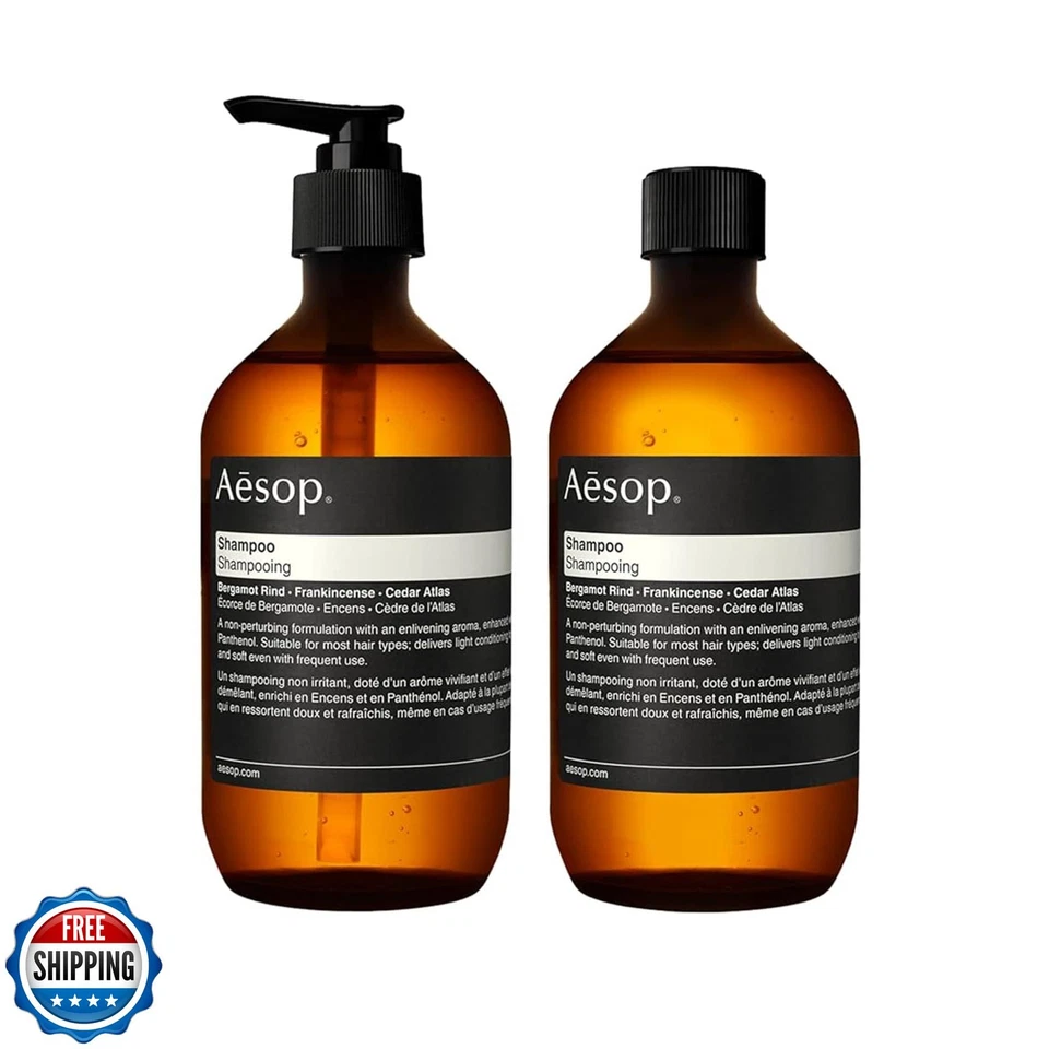 Aesop Shampoo + Refill | Soften Hair, Restore Shine | Bergamot Ri - Image 1 of 4