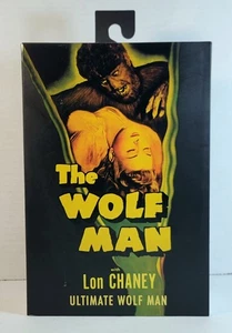 Modellino The Wolf Man NECA Universal Monsters 80th Anniversary 7" B&W - Foto 1 di 21