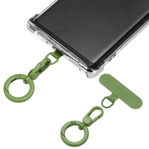 2 Pcs Phone Tether Tab Rotatable 360° Double Opening Snap Hooks, Matcha Green - Zdjęcie 1 z 7