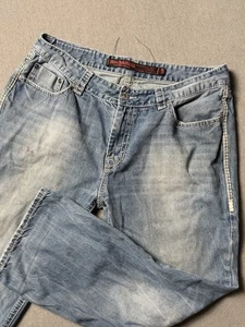 Rock & Roll Cowboy Jeans Men’s 38x30 (38x28.5) Double Barrel Straight Western - Picture 1 of 23
