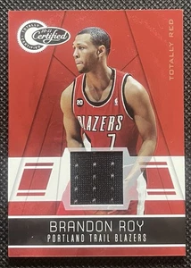 2010-11 Totally Certified Totally Red Materials /249 Brandon Roy #137 Blazers - Picture 1 of 2