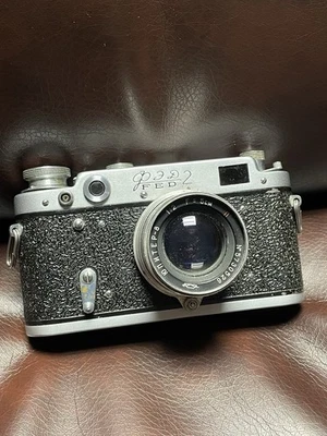 FED 2 35mm Rangefinder Camera w/ Jupiter-8 50mm f/2 lens - Tested - Image 1 of 4