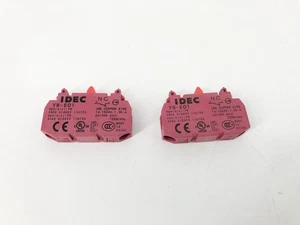Lotto 2 Blocchi Contatti Idec YW-E01 Nuovi - Senza Scatola - Foto 1 di 4