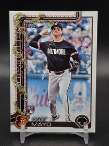 Coby Mayo 2025 Topps Holiday #H118 Baltimore Orioles Baseballkarte RC - Bild 1 von 2