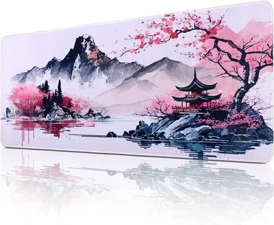 JIZZU Gaming Mauspad, 800 x 300 mm XXL Mauspad Schreibtischunterlage - Bild 1 von 4