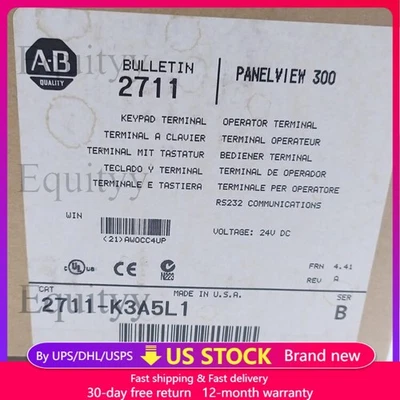 AB 2711-K3A5L1 2711K3A5L1 Rev A FRN 4.41 Panelview 300 NEW AB US Free Tax - Image 1 of 4