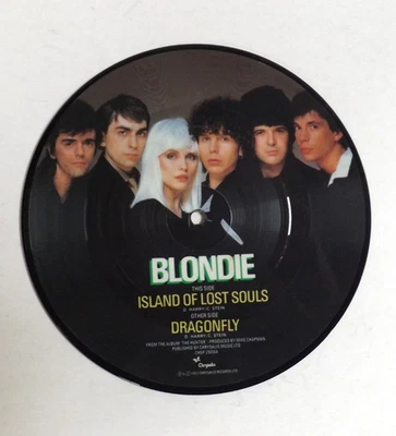 BLONDIE DEBBIE HARRY PICTURE DISC ISLAND OF LOST SOULS: DRAGONFLY  Vinyl 1982 - Image 1 of 2