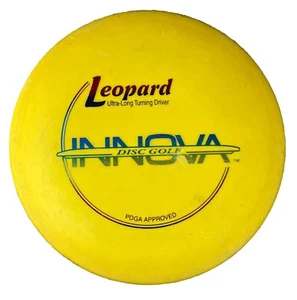 Disco de golf de colección Innova PFN sello leopardo 171 g ultra largo giro driver - ¡Bonito! - Imagen 1 de 2