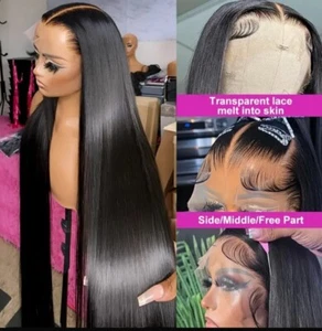 250% Density 4X4 Glueless Wig Pre Cut 100% Brazilian Virgin Human Hair Wig - Picture 1 of 5