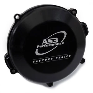 AS3 HARD ANODISED CLUTCH COVER to fit HUSQVARNA TC TE TXC SMR 450 510 2006-2010 - Picture 1 of 9