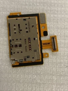 OEM Samsung Galaxy Tab A (2020) SM-T307U Sim Card Reader Sim SD Reader Flex OEM  - Picture 1 of 2