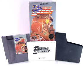 Carro de caja Double Dribble (Nintendo Entertainment System 1985) NES probado manual