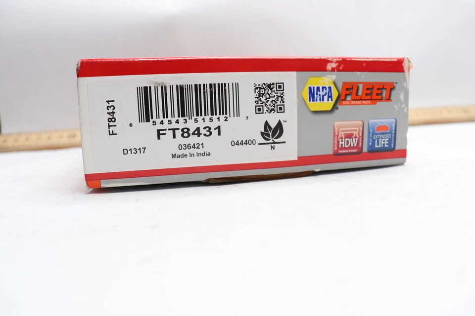Conjunto de pastilhas de freio Napa Fleet FT8431 - Imagem 1 de 3