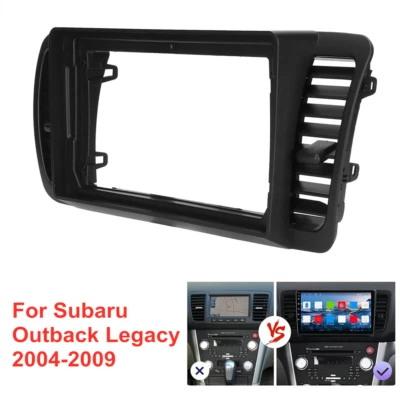 9-дюймовый двойной Din подходит для устаревшей автомобильной стереосистемы Subaru 2004-2009 годов выпуска панельная рама - Изображение 1 из 4
