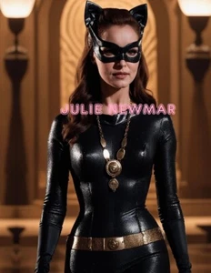 JULIE NEWMAR #98 CATWOMAN BEAUTIFULLY COLORIZED PHOTO 11 X 8.5 FREE SHIPPING - Picture 1 of 1