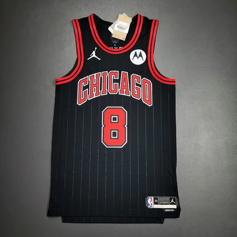 100% Authentic Zach Lavine Nike Bulls Statement Jersey Size 40 S Motorola Cover