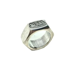 VON DUTCH King Baby 925S Ring Silver Size (US 9) men's extremely rare item used - Picture 1 of 2