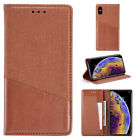For Oppo Ax5 A5 A9 A57 Canvas Magnetic Flip Leather Wallet Cover