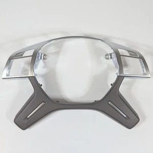 Cubierta de volante marrón original Mercedes ML550 12-15 0994640513648490 OE - Imagen 1 de 8