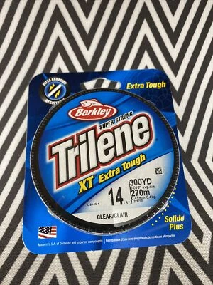 Berkley Trilene XT Super Strong Mono Fishing Line 14 lb 300yds - FAST SHIPPING! - Image 1 of 2