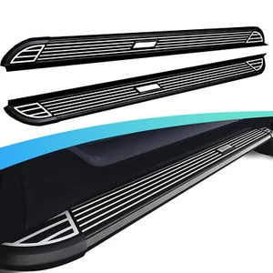 2Pcs Running Boards Fit for JEEP Compass 2017-2023 Side Steps Nerf Bars - Picture 1 of 8