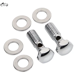 Evo Breather Bolts Pair For Harley Dyna Super Glide FXD Low Rider FXDL Road King - Picture 1 of 14