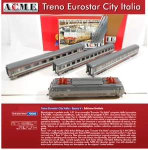 ACME 70008, FS Set "EuroStar City Italien" E-Lok 444R 081 + Nr. 3 Wagen - Bild 1 von 4