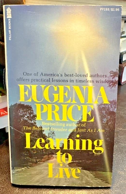 *SIGNED* Eugenia Price Learning to Live 2nd printing 1977 PB Foto 1 de 4