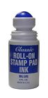 Roll-on Stamp Pad Ink - Blue 2oz