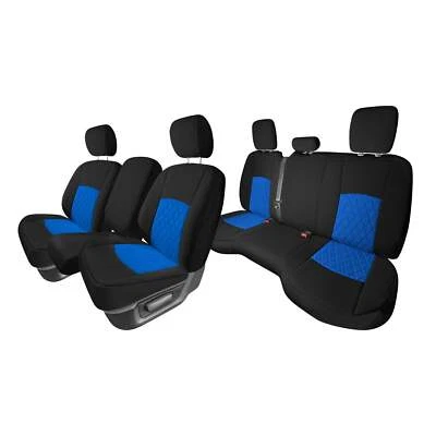 定制适合座椅套道奇 Ram 1500 2009 - 18 & Ram1500 经典 2019 - 25 四驾驶室 — 第 1/4 张图片