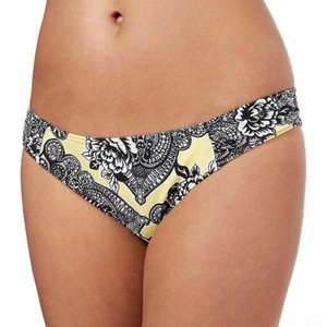 Beach Collection DEBENHAMS Yellow floral bikini bottoms UK SIZE 18 OR 20 RRP £15 - Picture 1 of 4