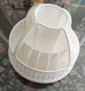 THINKSPACE WHITE ROTATING COSMETIC ORGANIZER - Picture 1 of 8