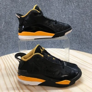 Nike Shoes Toddler 11 Jordan Dub Zero Sneakers Black Leather Mid DV1359-017 - Picture 1 of 16