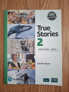 True Stories Level 2 Student's Book And eBook by Sandra Heyer- NEW - Picture 1 of 2