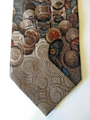 Guess Brand TIE 100% Silk Golf Theme  - Image 1 of 4