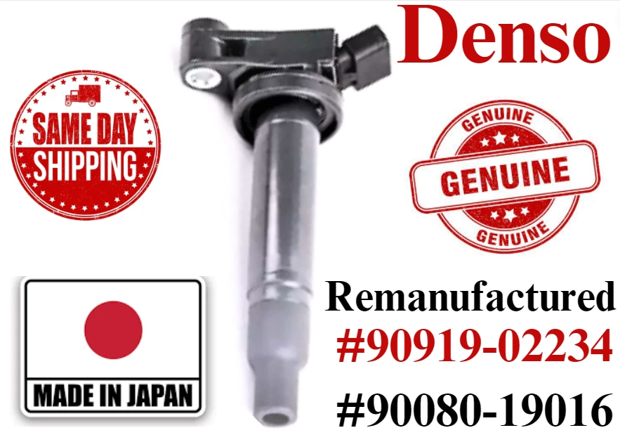 Bobina de encendido DENSO remanufacturada GENUINA para Lexus RX300 1999-2003 3,0 L V6 Foto 1 de 1