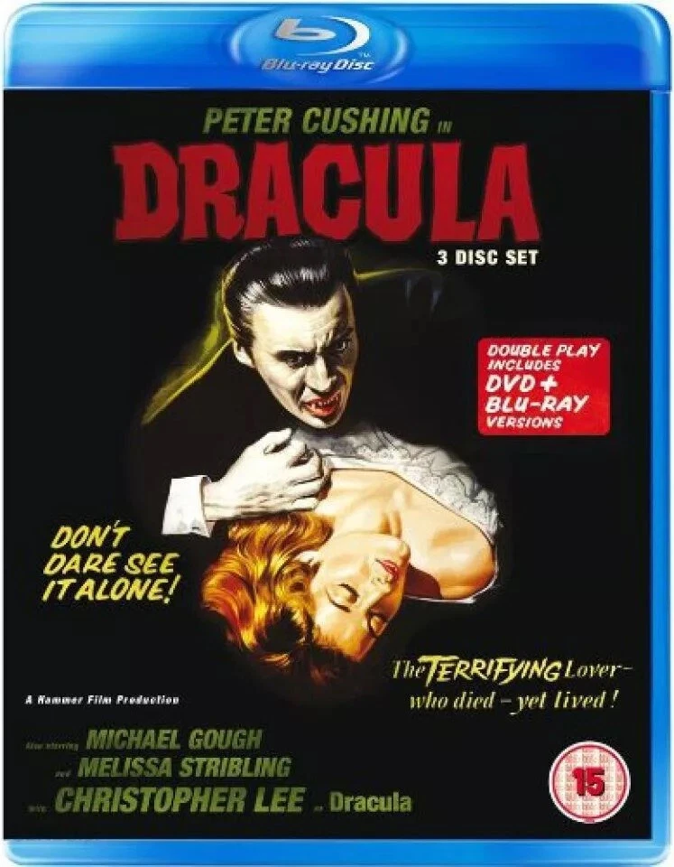 Dracula (Christopher Lee, Peter Cushing) 3xDiscs New Region B Blu-ray + DVD - Image 1 of 1