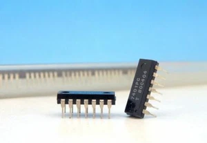 10 x Vintage 7401PC 7401 SN7401N MEV TUNGSRAM Quad 2-Eingang Multiplexer 7401 IC - Bild 1 von 1