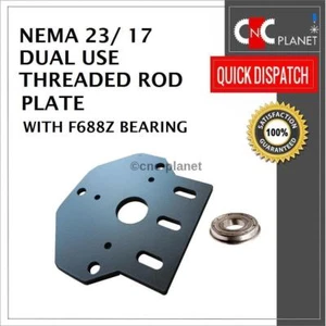 Dual Use Nema 17 23 Stepper Threaded Rod Plate for V-slot OX CNC Router Z- axis - Picture 1 of 1