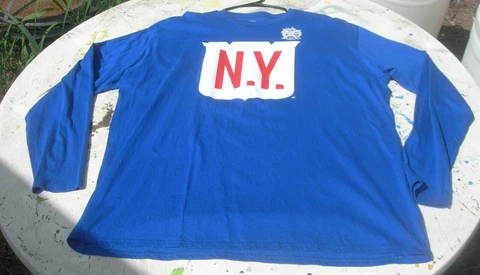 FANATICS & NHL SIZE 3XL MENS NEW YORK RANGERS 2018 WINTER CLASSICS LS SHIRT Cover