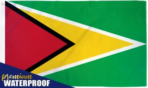 "GUYANA" premium waterproof flag 3x5 ft polyester banner sign UN United Nations - Picture 1 of 9